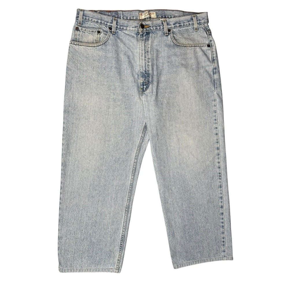 Vintage Levi's 540 Jeans Men's 38x24.5 Signature Relaxed Baggy Cropped Light Y2K